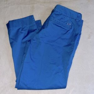 Vineyard Vines Light Blue Cropped Trouser Pants - Size 2